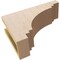 Ekena Millwork 4"W x 12"D x 8"H Classic Pescadero Rough Cedar Woodgrain TimberThane Corbel, Primed Tan CORUR04X12X08PECRCPR - alternate 2